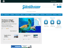 Tablet Screenshot of elsudcaliforniano.com.mx